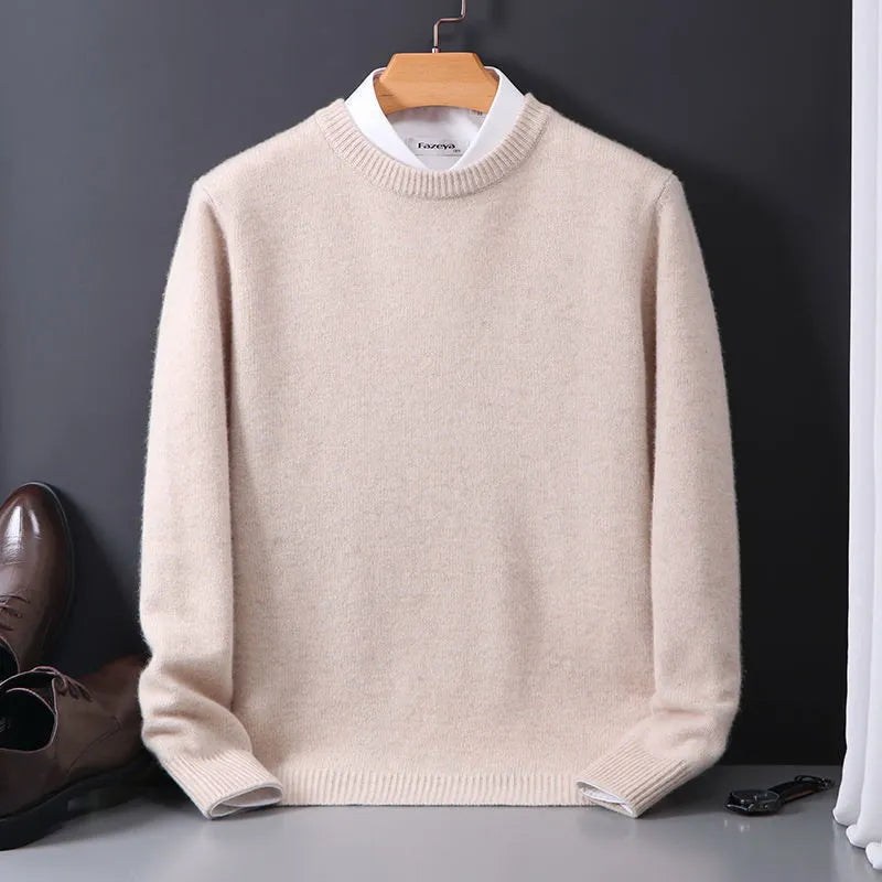 Herren-Strickpullover im klassischen Design aus 100% weichem Acryl-3