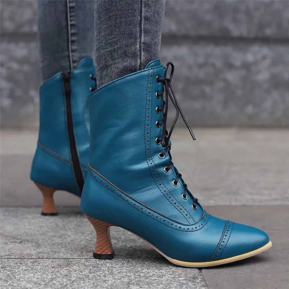 Variant image for Damen-Midi-Stiefel, gekreuztes Design, PU, mit kurzen Plüsch, Futter-78