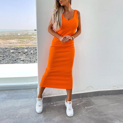 Damen-Set, zweiteilig, V-Ausschnitt, Polyester, eleganter Stil-3