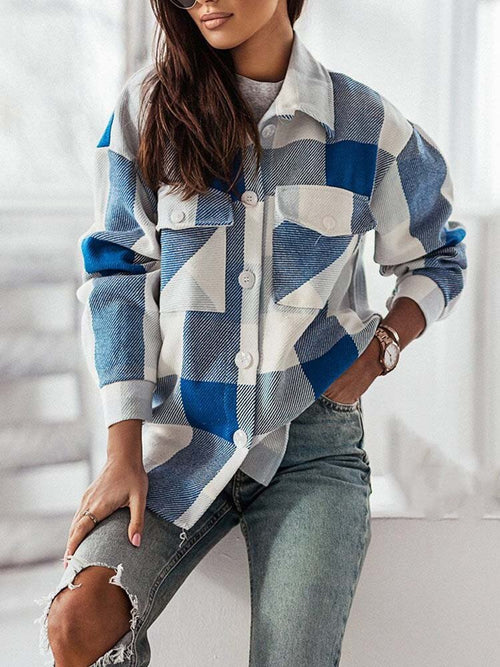 Damen-Oversize-Bluse aus Baumwolle 1