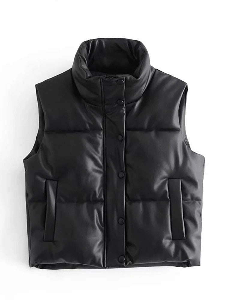 Damen-Lederjacke, Stehkragen, trendig, hochwertiges Leder-4