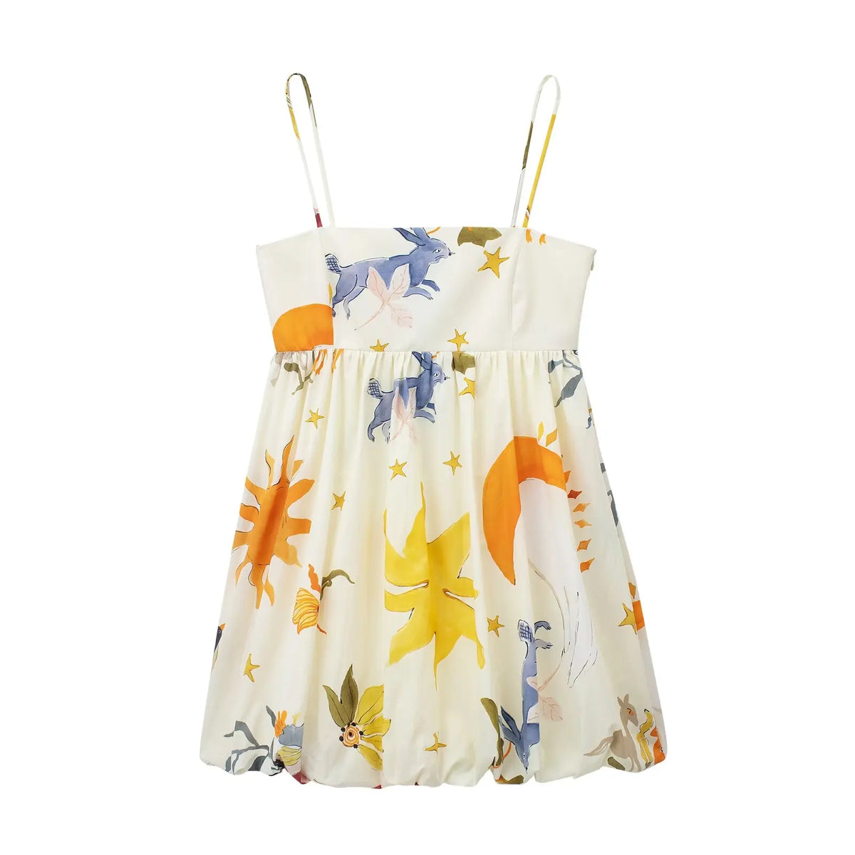 Mini-Kleid für Damen in lockerem Schnitt aus Polyester – Spaghettiträger, lässige Silhouette, perfekt für Alltag und Feste 7