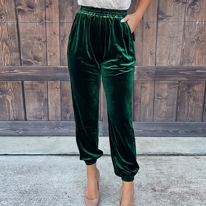 Damen-Winterhose Zeitloses Design Hochtailliert aus hochwertigem Stoff-6