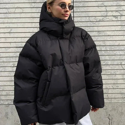 Damenjacke aus Veganleder mit modernem Design – schwarz, warm und weich, perfekte Passform für Damen 6