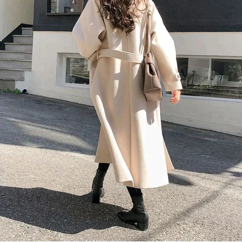Lange Jacke Damen Wasserabweisend Elegantes Design 2