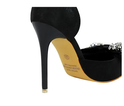 Damen-Pumps, spitzes Design, PU-Material, elegante und bequeme Schuhe-6