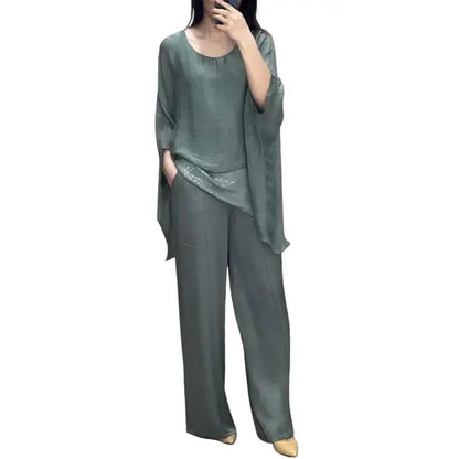Stilvolle Damenhosen mit hoher Taille aus 100% Baumwolle, komfortables Design-4