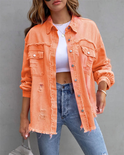 Damenjacke Trendiges Design Polyester für Damen 6