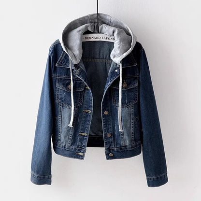 Variant image for Damenjacke Wasserabweisend Denim Klare Linien Design für Outdoor-9