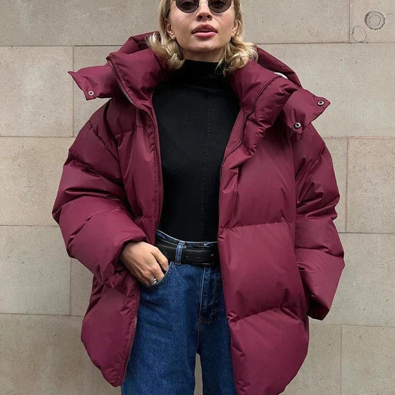 Damenjacke aus Veganleder mit modernem Design – Schwarz, warm und weich, perfekte Passform für Damen 4