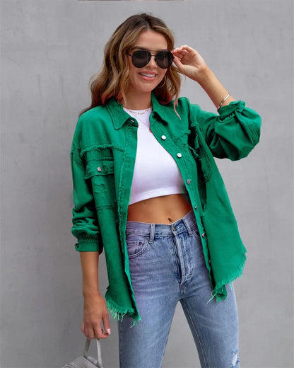 Minimalistische Damenjacke aus 100% Polyester – elegante und vielseitige Jacke für den Alltag und formelle Anlässe 12
