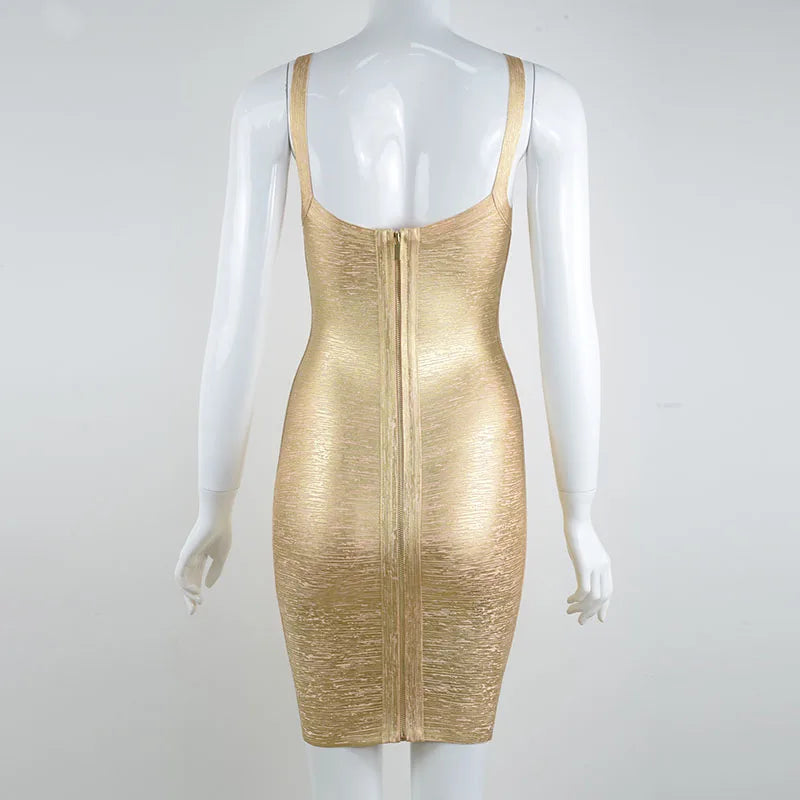 Damenkleid Mini Spaghettiträger Viskose-4