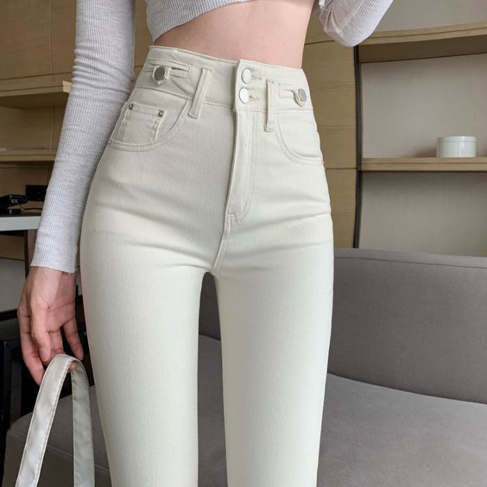 Variant image for Damen-Jeans High Waist Stretch aus Baumwolle-4