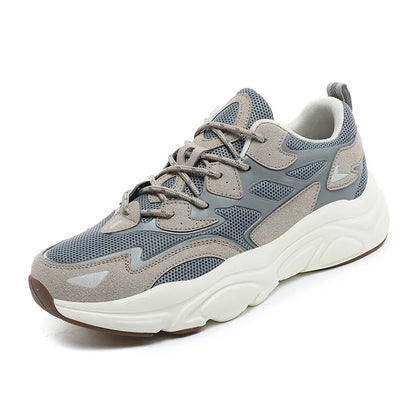 Herren-Sneakers, sportlich, dicke Sohle, Textil, Synthetik-3