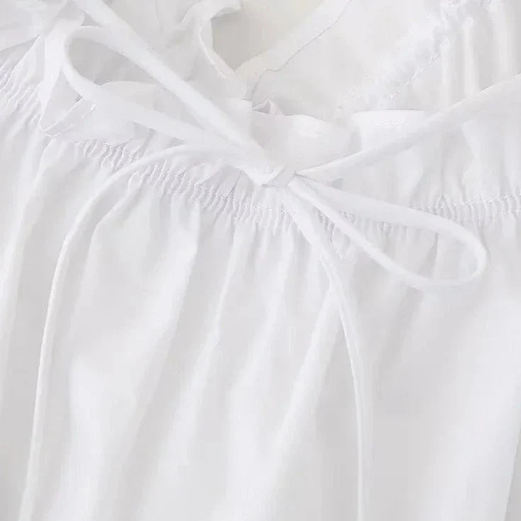 Damentop mit Schnürung, Falten-Design, Party-Top, aus 100% Polyester 4