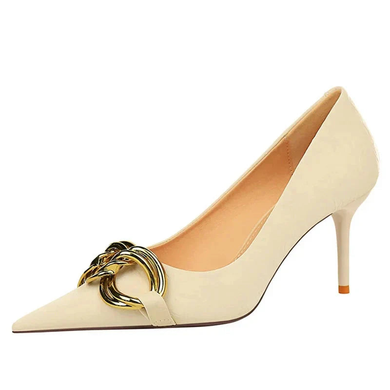 Elegante schwarze Stilettos für Damen mit Gummisohle – 10 cm hoher Absatz, PU-Material, erhältlich in den Größen 36-41 6