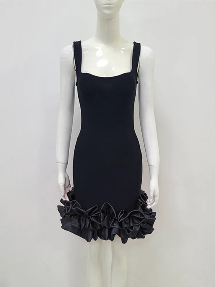 Schöne Damenkleider, Mini, Kleid, Rundhalsausschnitt, Polyester, Spandex-4