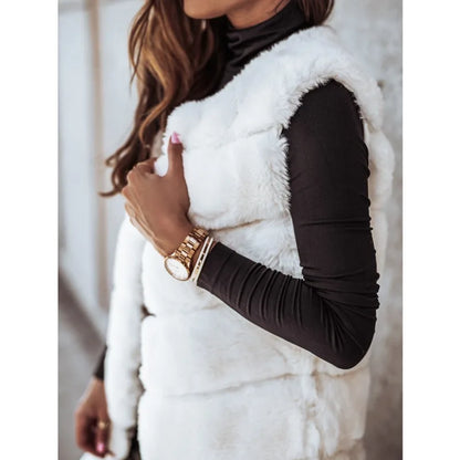 Variant image for Damen-Fleeceweste, sportlicher Stil, weich, Polyester-12