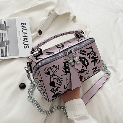 Variant image for Damen-Handtasche Einzigartiges Design Reißverschluss Langlebiger Stoff-5