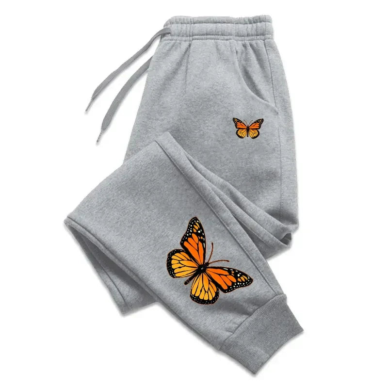 Variant image for Damen-Jogginghose Weich mit besticktem Schmetterling-7