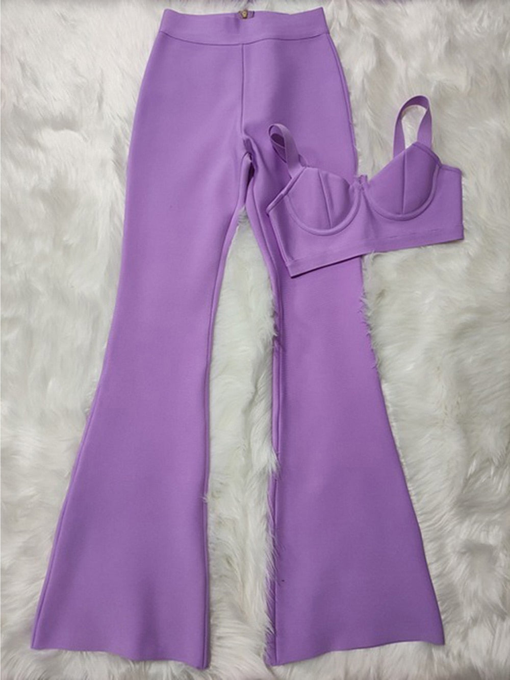 Variant image for Damen-weite Hose, mittel, Taillenhöhe, Spandex, Rayon-7