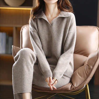 Damen-Loungewear-Set, Trendiges Design, Weicher Polyester-Mix 4
