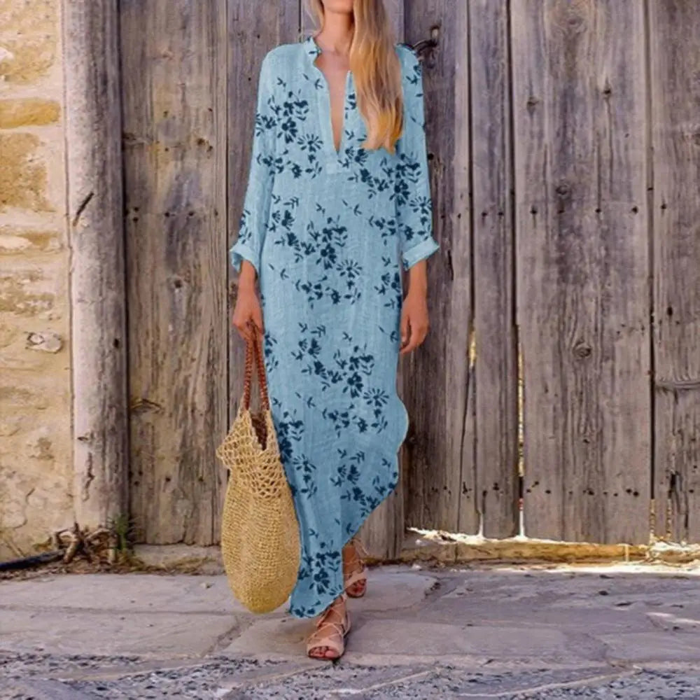 Elegantes Damenkleid aus leichter Baumwolle mit lockerer Passform – schöne und elegante Damenkleider für Sommerfeste und Hochzeiten 11