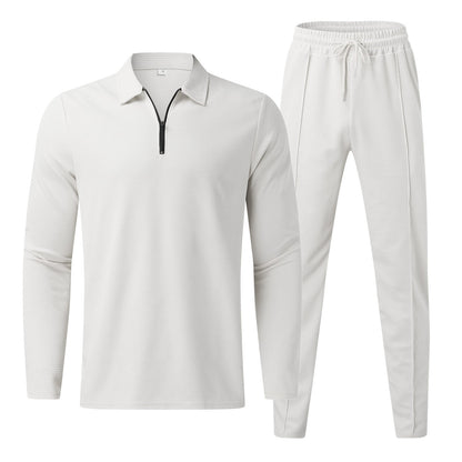 Lässiges Herren-Set, sportliche Viskose, Baumwolle-3