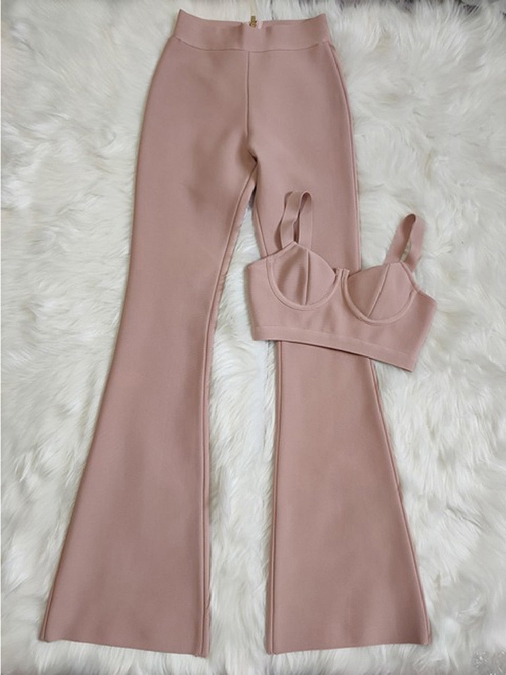 Variant image for Damen-weite Hose, mittel, Taillenhöhe, Spandex, Rayon-4