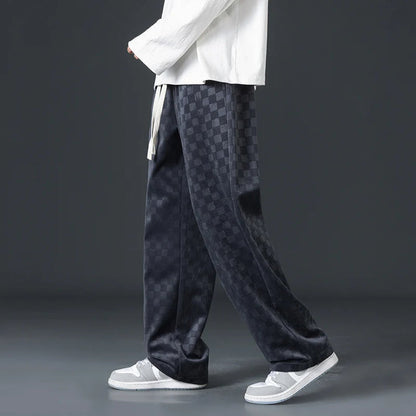 Damen-Jogginghose Weites Bein Seidig Poly-Mischung-3