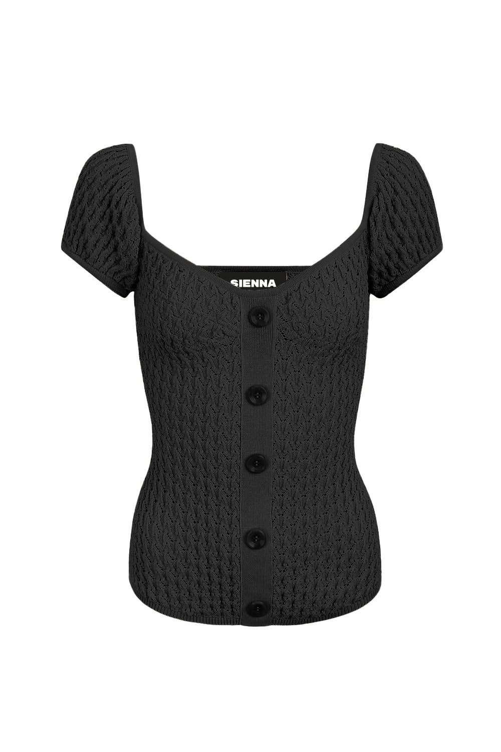 Damen Bluse Kurze Ärmel Gestrickte Viskose Nylon-1