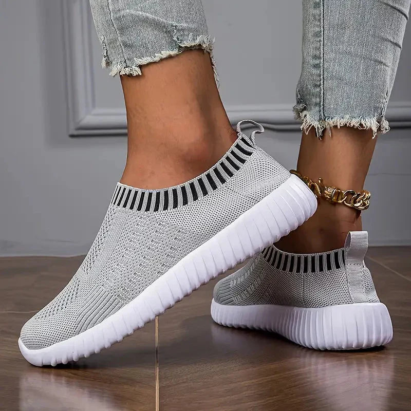 Damen-Sneaker, orthopädisch, Polyester für Wanderaktivitäten-1