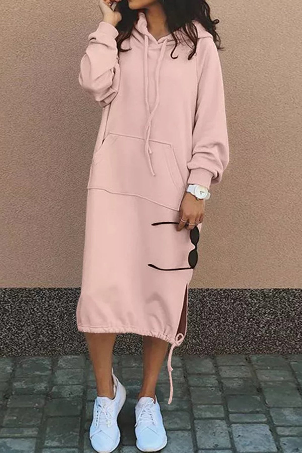 Variant image for Damen-Hoodie Klassisch Baumwolle Lässig-2
