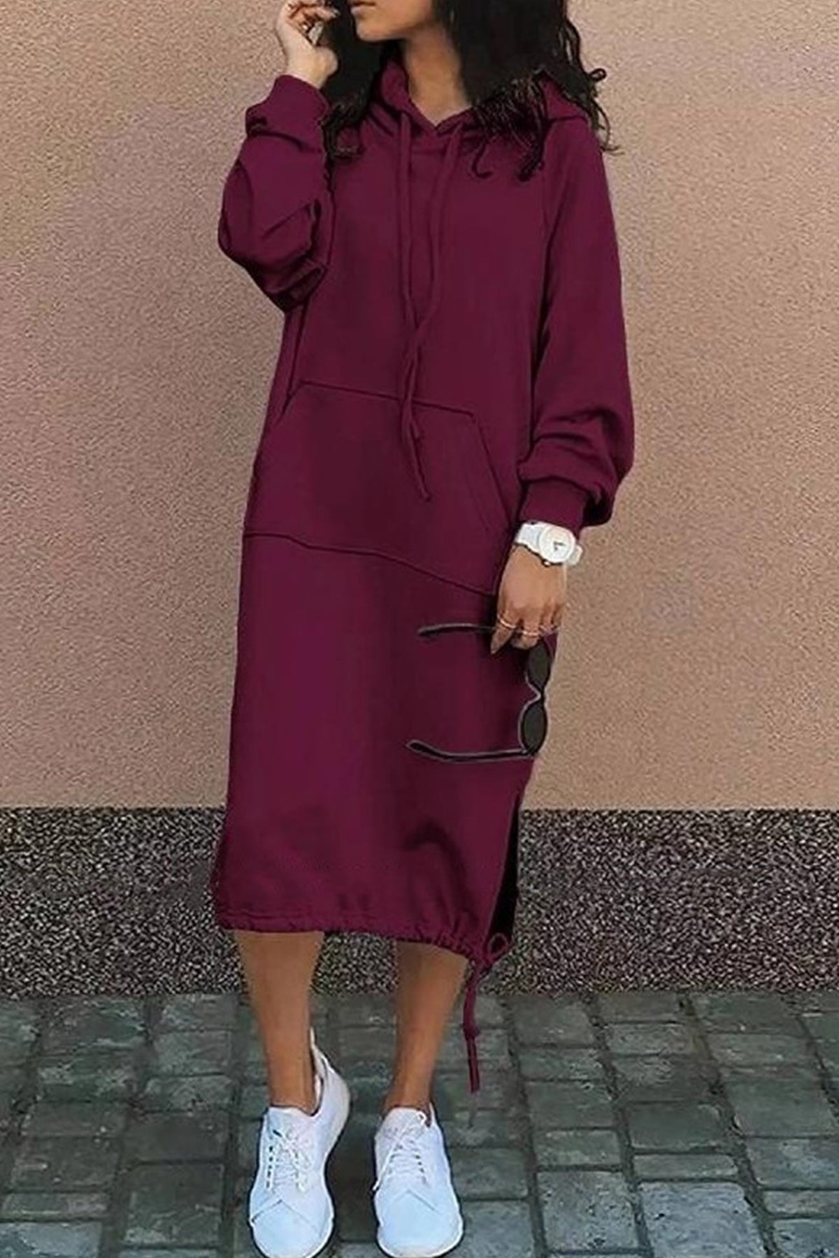 Variant image for Damen-Hoodie Klassisch Baumwolle Lässig-21