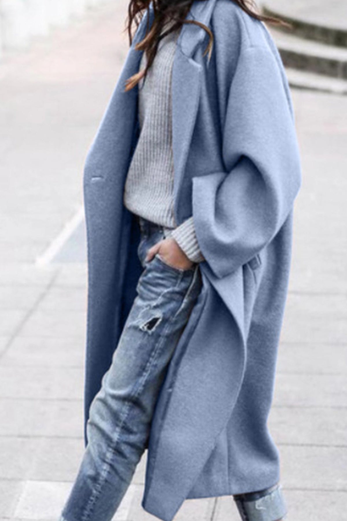 Damen-Mantel, elegant, hochwertiges Material-6