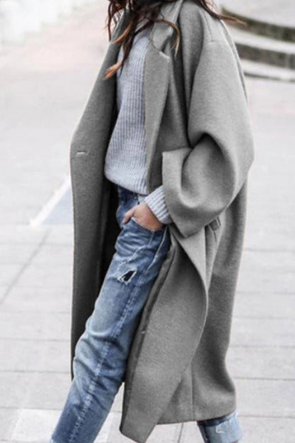 Damen-Mantel, elegant, hochwertiges Material-1
