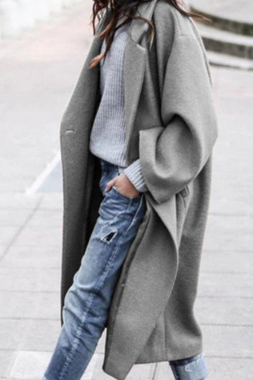Damen-Mantel, elegant, hochwertiges Material-1