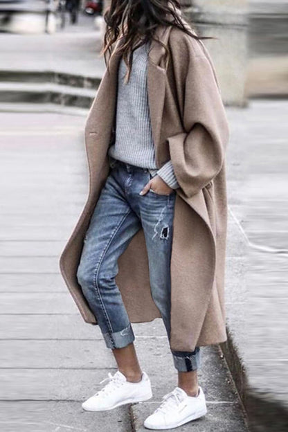 Damen-Mantel, elegant, hochwertiges Material-2