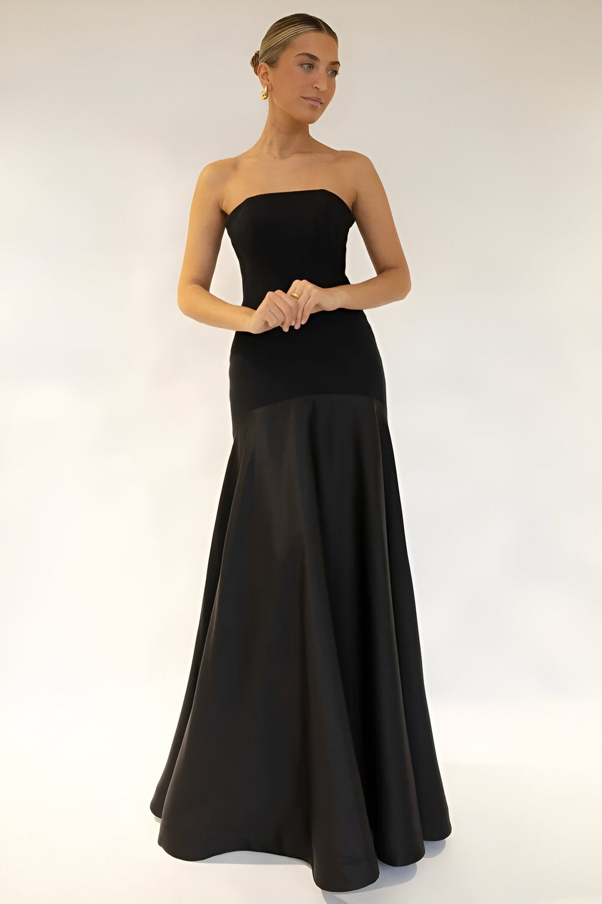 Maxikleid Damen Patchwork Design Atmungsaktiver Stoff für den Sommer-3