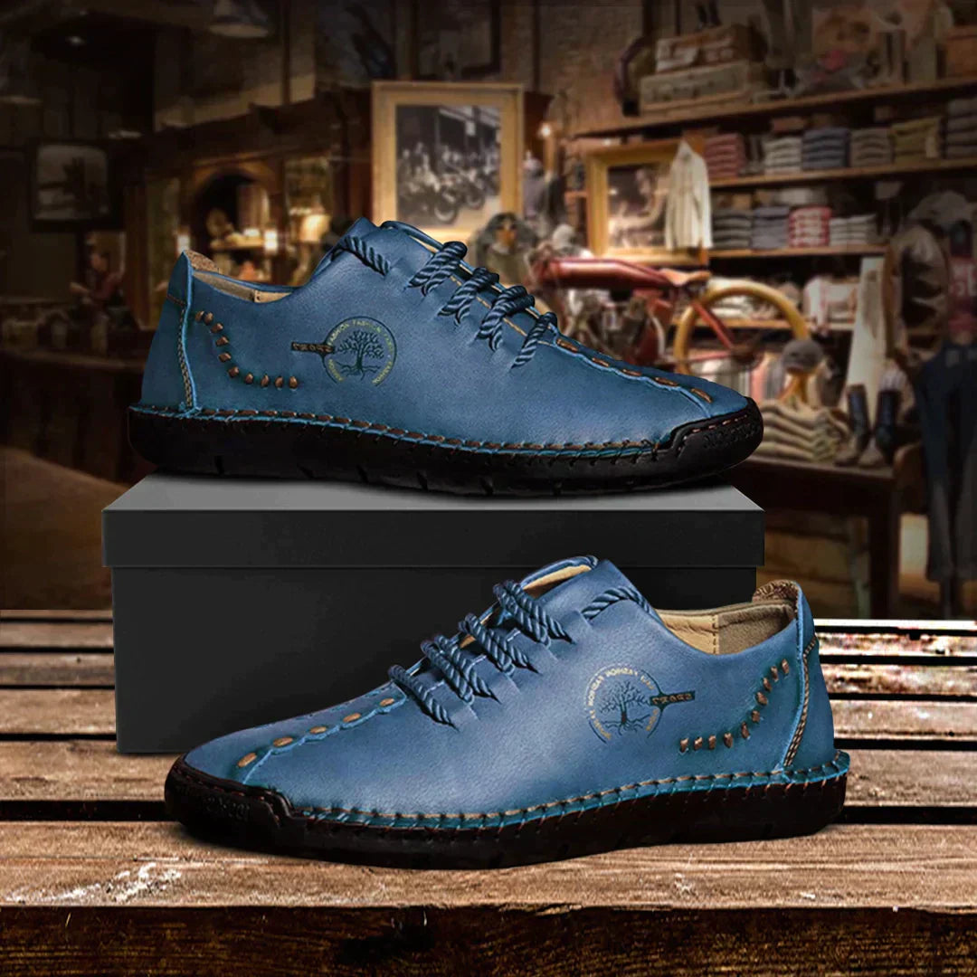 Herren-Freizeitschuhe, Vintage-Stil, hochwertiges Leder-2