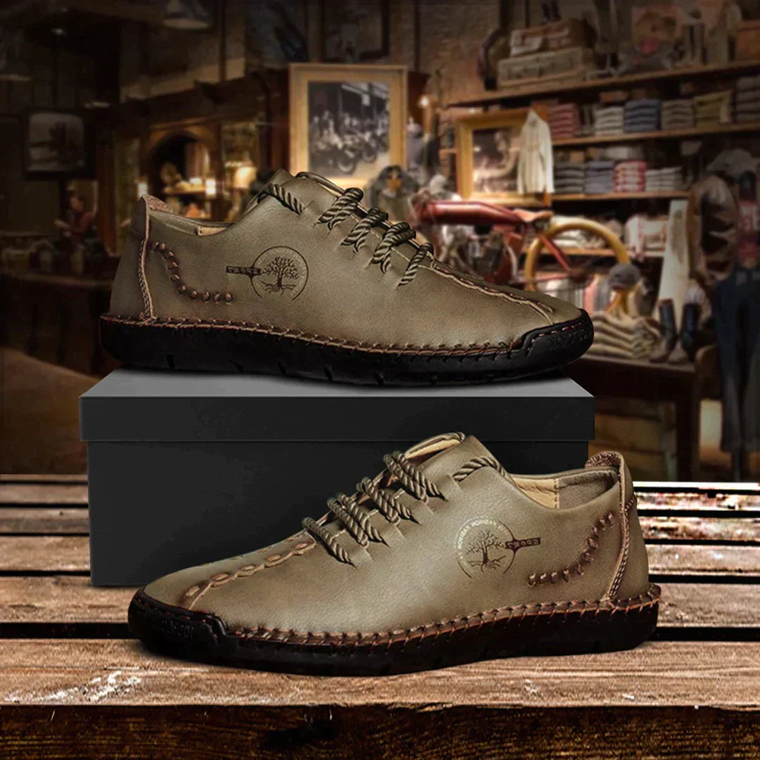 Herren-Freizeitschuhe, Vintage-Stil, hochwertiges Leder-4