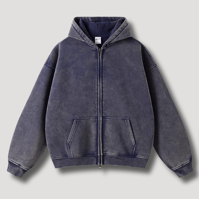 Variant image for Herren-Kapuzenjacke, Oversize, Retro, Polyester-31