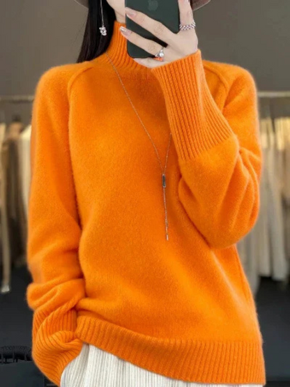 Variant image for Damen-Rollkragenpullover, flauschiges Acryl-7