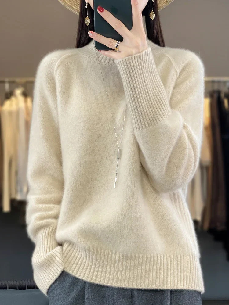 Variant image for Damen-Rollkragenpullover, flauschiges Acryl-13