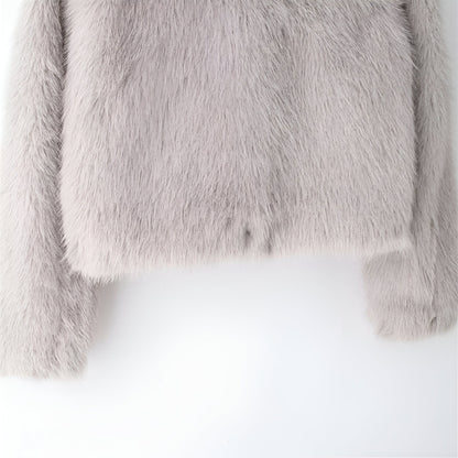 Damen-Mantel Lässig Schick Wollmischung-6