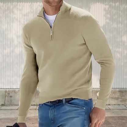 Variant image for Herren-Pullover, Half-Zip, weiches Fleece, für Komfort und Stil-6
