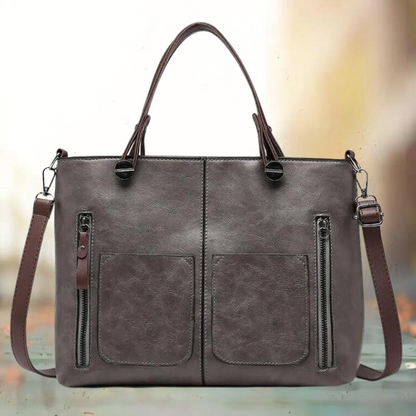 Damen Schultertasche Leder Modernes Design Schultertasche 9