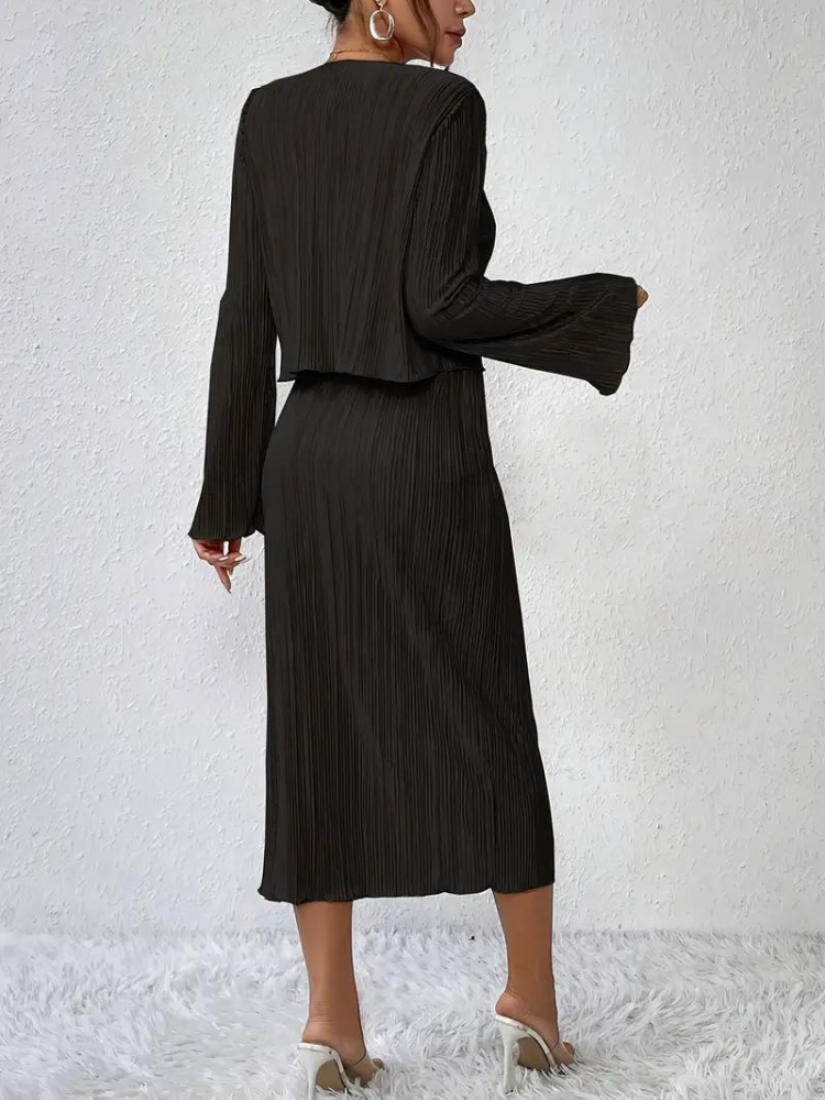 Passendes Set Damen Schlichtes Polyester S-2XL-4