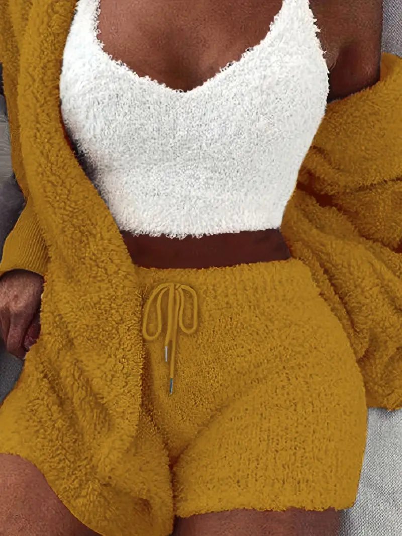 Variant image for Damen-Pyjama-Set aus weicher Baumwolle zum Entspannen und Schlafen-25