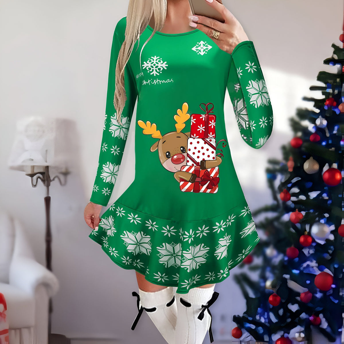 Variant image for Damen-Minikleid, glitzernd, leicht, Material, für festliche Anlässe-51